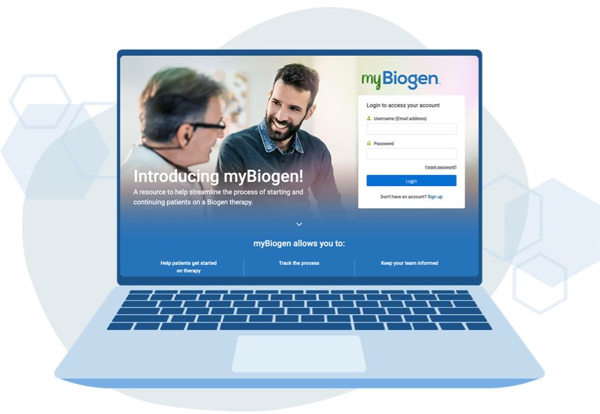 myBiogen Patient Management 